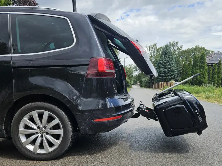 Rozszerzony składanie do bagażników w&nbsp;busach (np. Multivan itp)